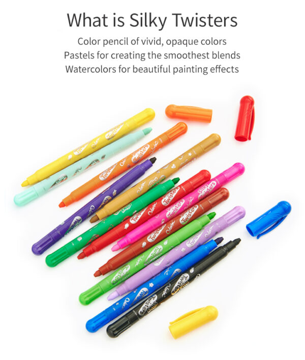 Colorful Silk Twisters